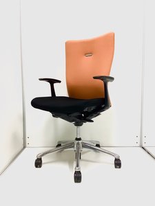 【オフィスの定番商品】オカムラ製/フィーゴ/オレンジ※サイドファスナー付き