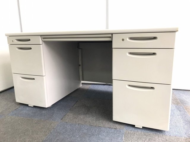 【中古】SD-eデスクシステム   オカムラ（okamura） 両袖机