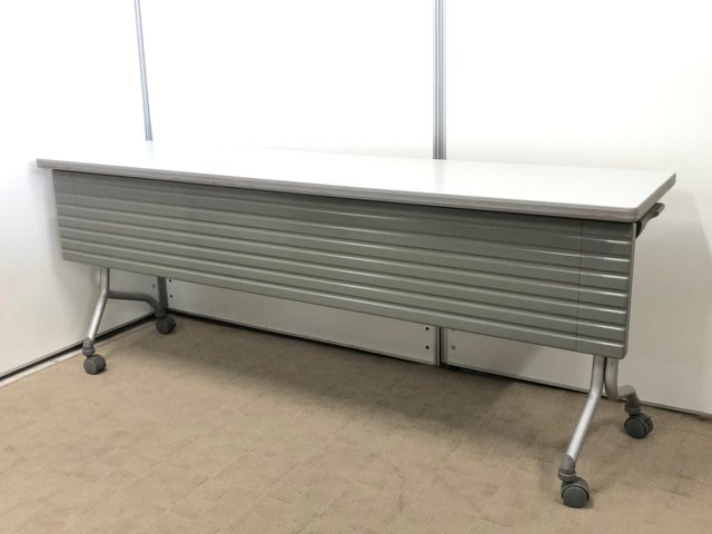 【中古】その他シリーズ  クロガネ スタックテーブル(長机/折りたたみ/会議用)