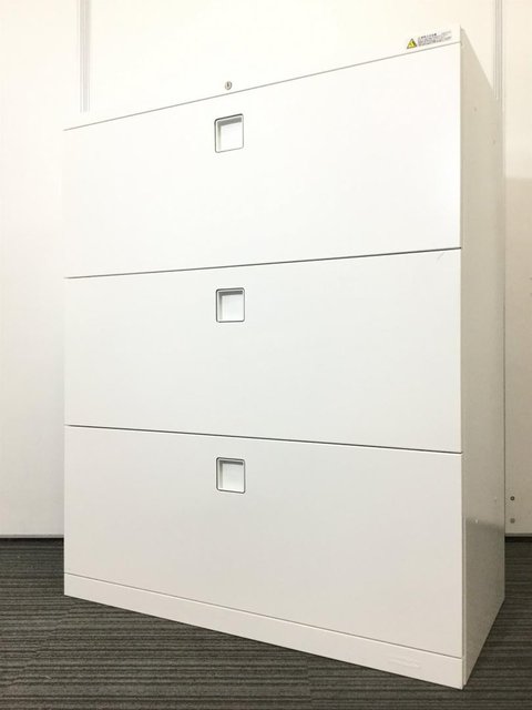 【中古】レクトライン  HG32ZC　ZH75 オカムラ（okamura） ローキャビネット／ラテラル