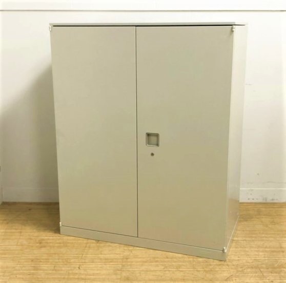 【中古】レクトライン   オカムラ（okamura） ローキャビネット／両開き