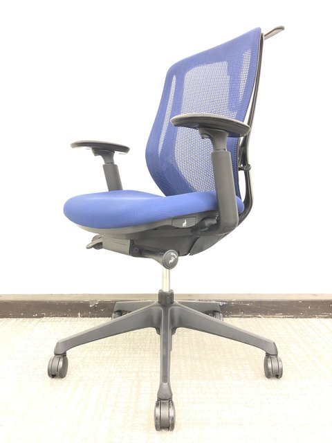 【中古】シルフィー（メッシュ）   オカムラ（okamura） 肘付ハイバックチェア