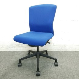 【ロット入荷】OAチェア肘無し(ハイバック)｜内田洋行(UCHIDA)｜エルフィ｜定番のブルー