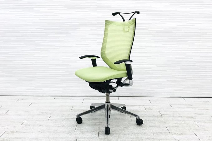 【中古】バロン  CP85AR FDH4 オカムラ（okamura） 肘付ハイバックチェア
