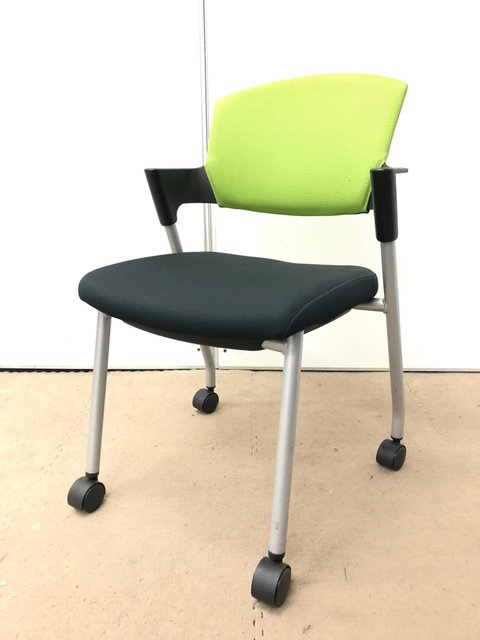 【中古】プロッティ（キャスター付）  CK-587 C コクヨ（KOKUYO） スタッキングチェア