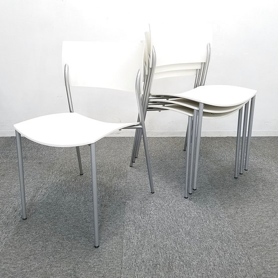 【中古】ch@ty  L673ZZ オカムラ（okamura） スタッキングチェア