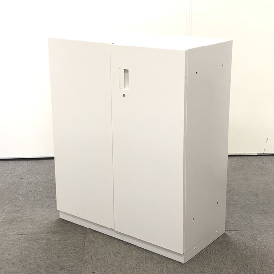 【中古】エスキャビネット H1-M1090HSS-W9 イトーキ（ITOKI） ローキャビネット／両開き