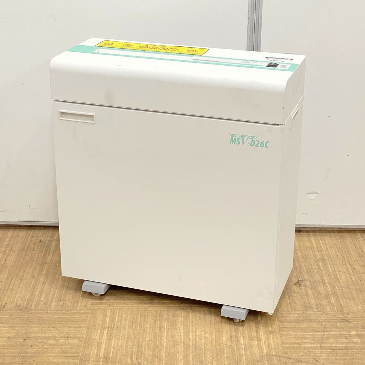 【スリムなのにパワフル！】
今、売れてるのは小型シュレッダー！
明光商会/MSV-D26C
                        MSVシリーズ 
                                    中古
            