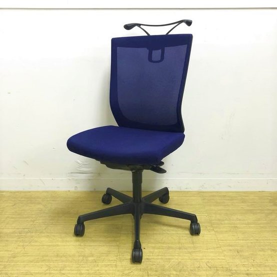 【中古】エスクード（クッション）  C488ZR FHB4 オカムラ（okamura） 肘無ハイバックチェア