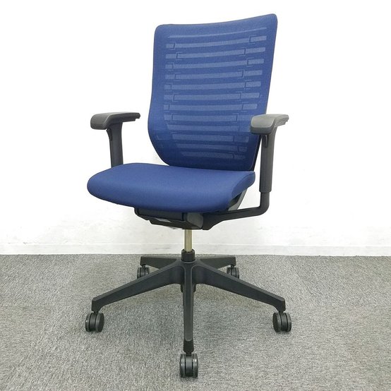 【中古】エピオス   イトーキ（ITOKI） 肘付ローバックチェア