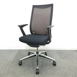 【リクライニングに不良の為特価】【おつとめ品】【1脚限定】テレワーク用にお勧め！多様な調節機能で様々な体型のユーザーの作業環境をサポートする上質なメッシュチェアー「Prelude（プレリュード）」中古　高級チェア　オフィスチェア　前傾姿勢