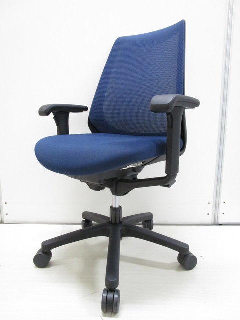 【中古】ノナ  KZ-330JB イトーキ（ITOKI） 肘無ハイバックチェア