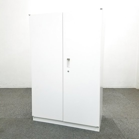 【中古】シンライン  HFM-128HSS-W9 イトーキ（ITOKI） ローキャビネット／両開き