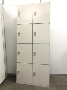 【超珍しいアイテム入荷！】
縦に長い収納ロッカー！
鍵いらずのストレスフリーなダイヤルタイプ！
オカムラ/SAシリーズ/ニューグレー