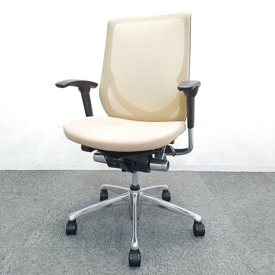 【中古】ゼファー（クッション）  CY95ZT FHT2 オカムラ（okamura） 肘付ハイバックチェア