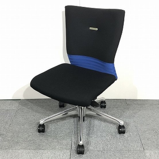 【中古】フィーゴ   オカムラ（okamura） 肘無ローバックチェア