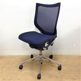 【商品入替特価】オカムラ｜バロン｜ネイビーブルー｜メッシュ｜|【淀川区】【大阪】【在宅ワーク】