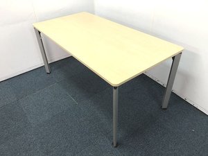 【定価約12万円！！ナチュラルカラー天板のオシャレな4人用ミーティングテーブルの入荷です！！】■イトーキ■DE