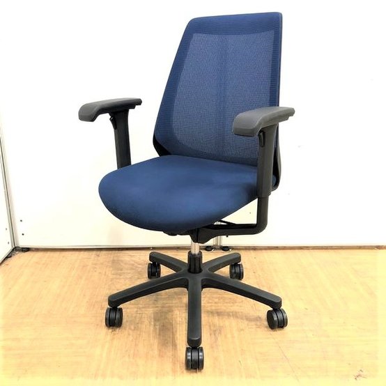 【中古】ノナ  KZ-330JB-T1B2 イトーキ（ITOKI） 肘付ローバックチェア