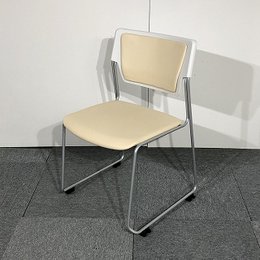 イトーキ｜エレック｜アイボリー｜ホワイト｜ミーティングチェア【中古家具】【新大阪】【淀川区】【北区】【北摂】【関西倉庫在庫】