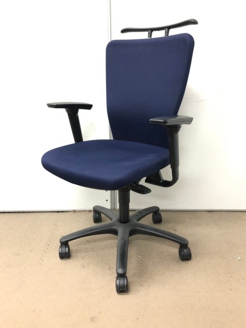 【中古】カロッツァ  CK96ZR-FS19 オカムラ（okamura） 肘付ハイバックチェア