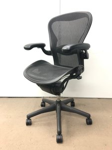 【あのアーロンチェア】Bタイプフル装備/ランバーサポート新品/世界初のメッシュチェア/ブランド