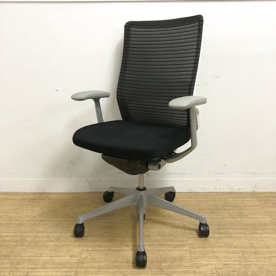 【中古】コーラル  CQ45GZ FSH1 オカムラ（okamura） 肘無ハイバックチェア