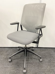 Vitra/Meda2/メダ２/ランバーサポート付き/グレー×グレー