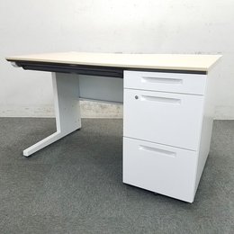 【定価約10万円！！2018年製！！ナチュラルカラー天板！！超人気1200ｍｍ幅タイプの片袖机の入荷です！！】■コクヨ■IS