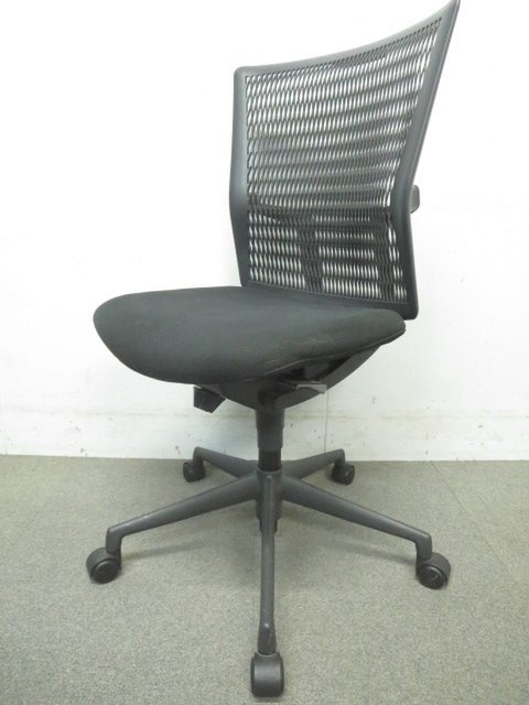 【中古】アクトディア  AA-10B ウチダ（UCHIDA) 肘無ハイバックチェア