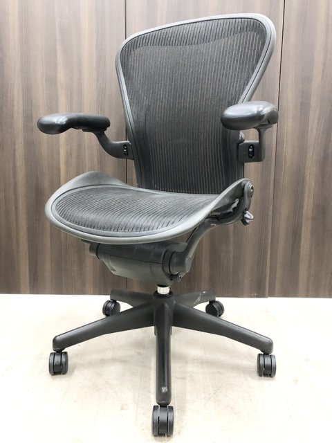 【中古】アーロンチェア   Herman Miller（ハーマンミラー） 肘付ハイバックチェア