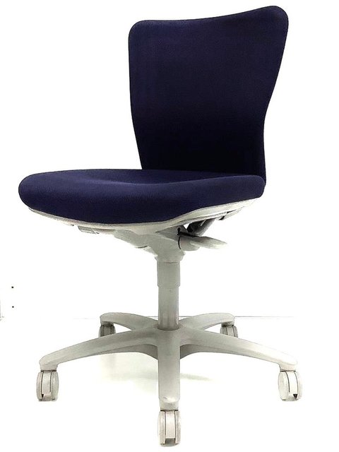 【中古】カロッツァ  CK33GR FS19 オカムラ（okamura） 肘無ローバックチェア