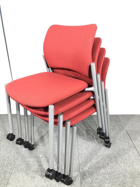 【中古】8147シリーズ   オカムラ（okamura） スタッキングチェア