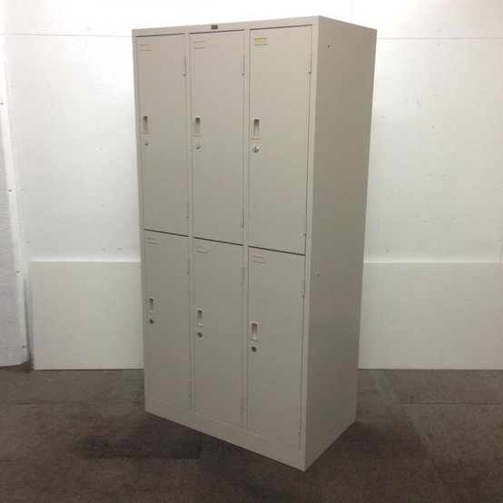 【中古】システム ロッカー   ウチダ（UCHIDA) 6人用更衣ロッカー