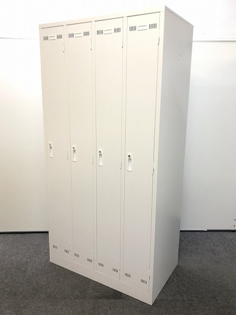 【新古】ＳＬＫロッカー SLKW-4 生興 4人用更衣ロッカー