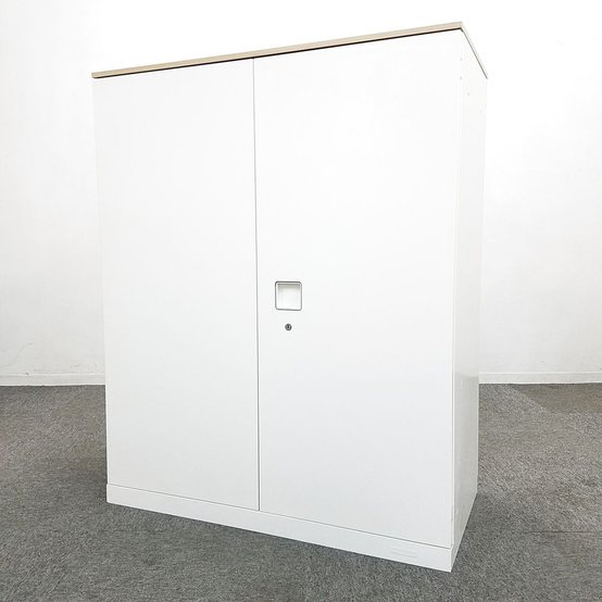 【中古】レクトライン  4B313F ZA75 オカムラ（okamura） ローキャビネット／両開き