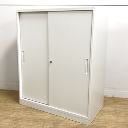 【新品オフィス家具】【鍵付キャビネット】【ナイキ　CWtype】【国産】【ホワイト】