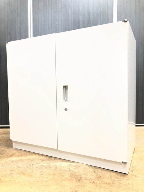 【中古】シンライン  HFM-068HS-W9 イトーキ（ITOKI） ローキャビネット／両開き