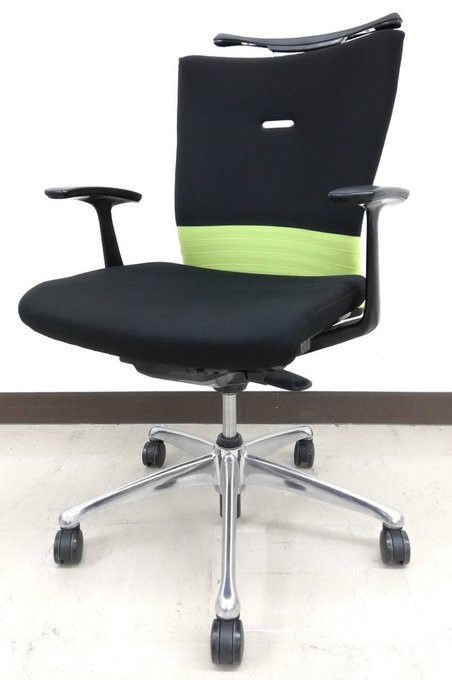 【中古】フィーゴ   オカムラ（okamura） 肘付ローバックチェア