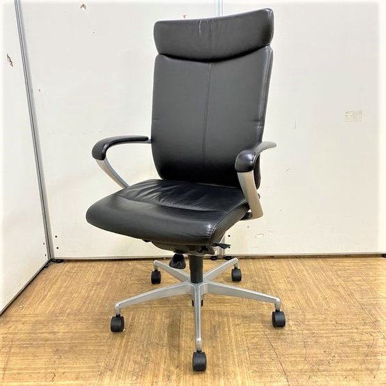 【中古】プレクサス   イトーキ（ITOKI） 肘付ハイバックチェア