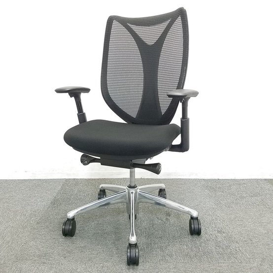 【中古】サブリナ   オカムラ（okamura） 肘付ハイバックチェア