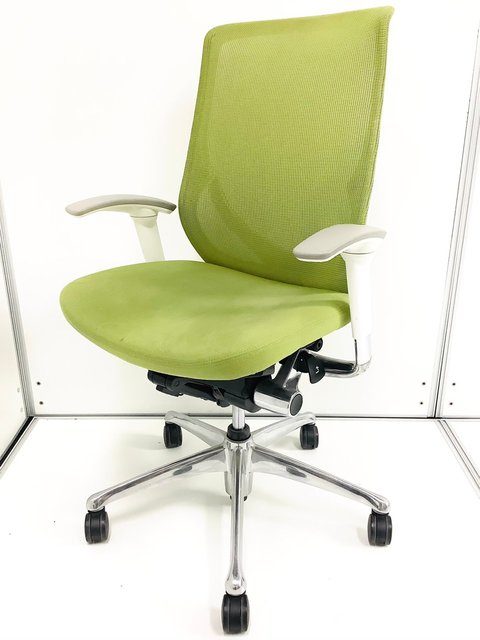 【中古】ゼファー（メッシュ）  CY95GT FHS9 オカムラ（okamura） 肘付ハイバックチェア