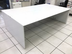 【サイズオーダー可能！】内田洋行（UCHIDA)｜ホワイト｜フリーアドレス｜長机【中古品】【新大阪】【北区】【淀川区】【北摂】【起業】