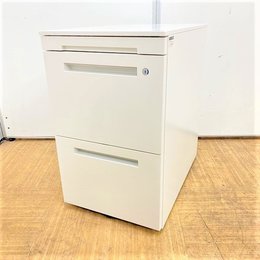 【20台入荷】清潔感あふれるホワイトカラーのデスクインワゴン大量ロット入荷！！クリエイティブなデスクワークを