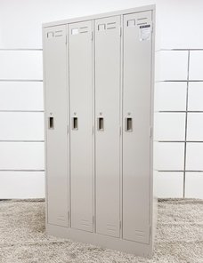 コートやバッグをたっぷり収納！人気の縦型4人用ロッカー入荷しました！