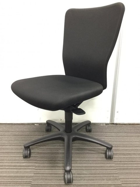 【中古】カロッツァ   オカムラ（okamura） 肘無ハイバックチェア