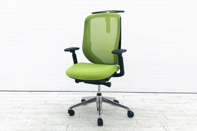 【中古】シルフィー（クッション）  C686BR-FMP5 オカムラ（okamura） 肘付ハイバックチェア