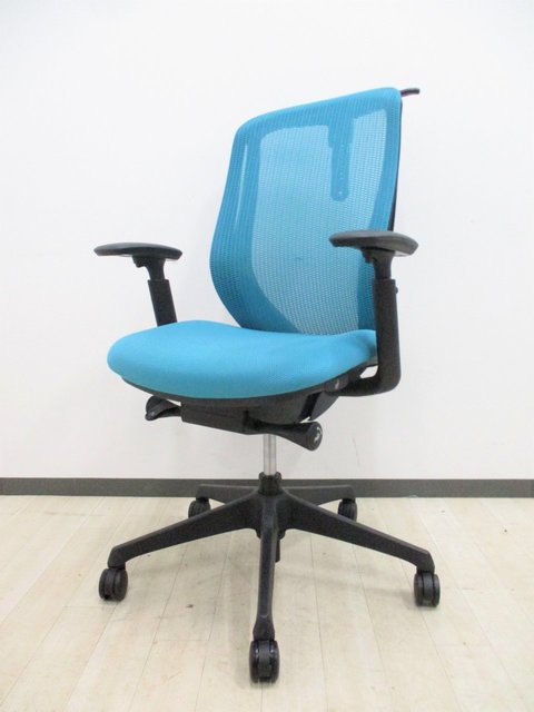 【中古】シルフィー（メッシュ）   オカムラ（okamura） 肘付ハイバックチェア