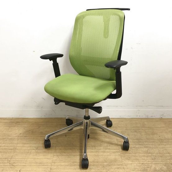 【中古】シルフィー（クッション）  C686BS FMP5　2015年製 オカムラ（okamura） 肘付ハイバックチェア