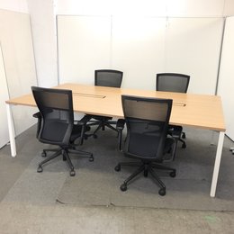 【尼崎店限定価格！！】大型テーブルとファシスのT500シリーズ4脚セットで、お得です！！【期間によってはファシスチェアの配送費無料キャンペーンが適用可能！！】【関西在庫数ナンバーワン・尼崎店】